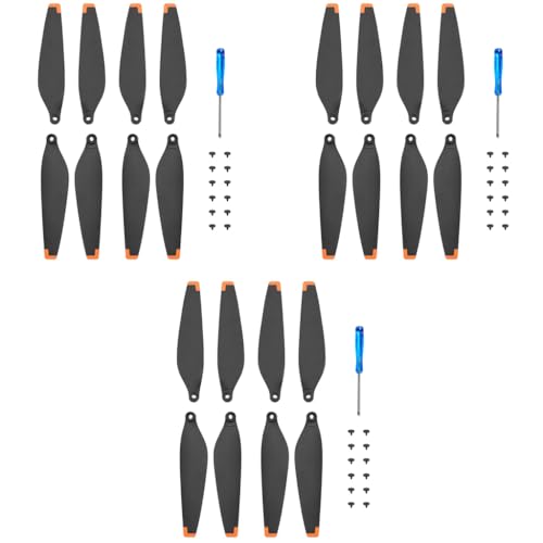 Verilux® Mini 3 Pro Propeller, 24PCS Propeller Blades Replacement for DJI Mini 3 Pro, Ultral Lightweight Silent Flight Propeller Set with Screwdriver 12 Screws, Low Replacement Drone Wings Verilux® Mini 3 Pro Propeller, 24PCS Propeller Blades Replacement for DJI Mini 3 Pro, Ultral Lightweight Silent Flight Propeller Set with Screwdriver 12 Screws, Low Replacement Drone Wings